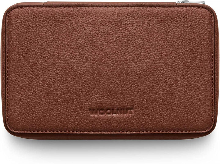 Woolnut Tech-Organizer aus Leder für Apple Zubehör - Cognac Braun, Cognac Braun