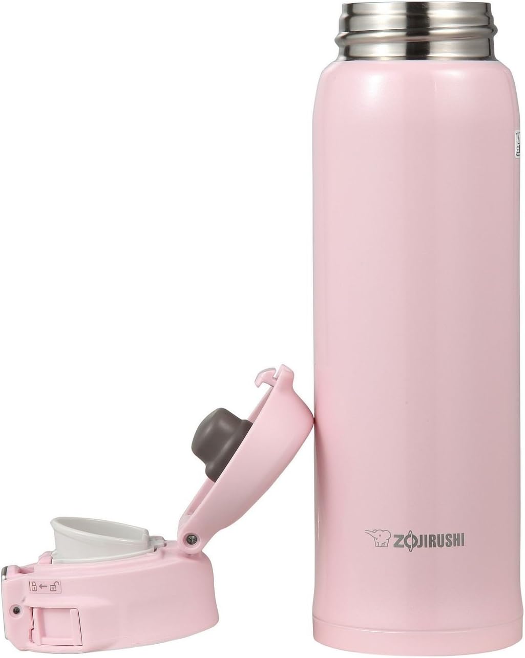 Zojirushi SM-SA36-PB Stainless Steel Mug, 12-Ounce, Pearl Pink, 360 ml Rosa