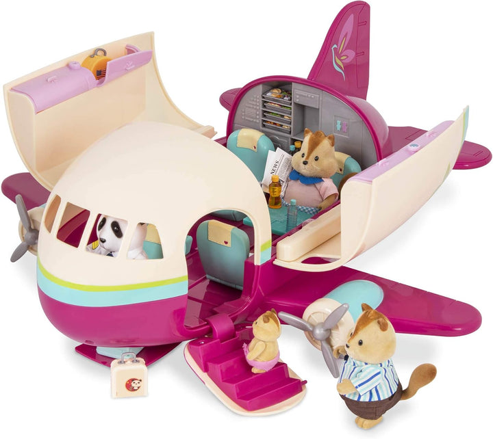 Li'l Woodzeez - Honeysuckle Airway - Spielflugzeug - Flughafen Spielset - Spielset für Kinder - Figu