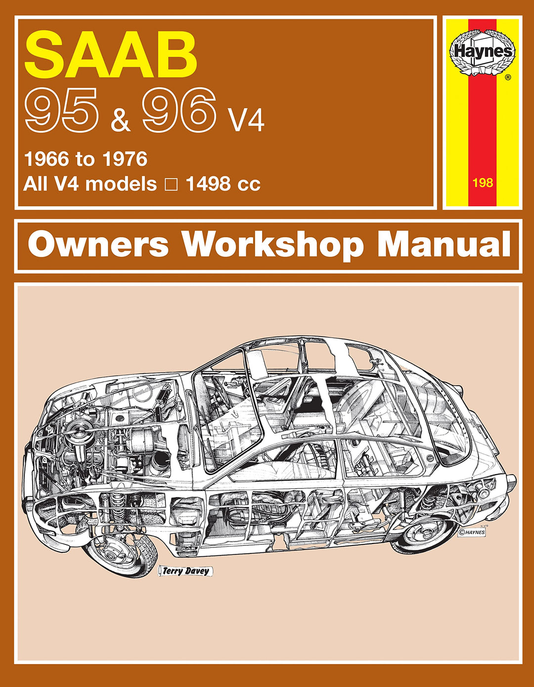 Saab 95 & 96 Petrol (66 - 76) Haynes Repair Manual, Taschenbuch