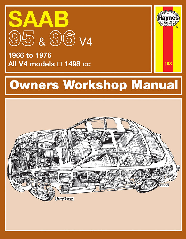 Saab 95 & 96 Petrol (66 - 76) Haynes Repair Manual, Taschenbuch