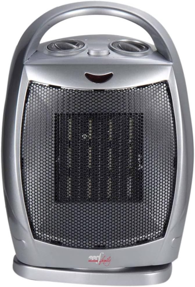 Melchioni Family CALIDO, Termoventilatore ceramico, Oscillazione automatica, 1500W, Protezione contr