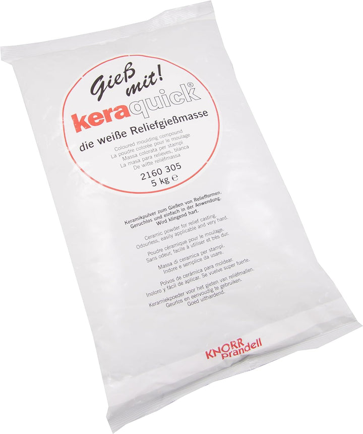Knorr Prandell 212160005 keraquick Giessmasse 5 kg Weiss