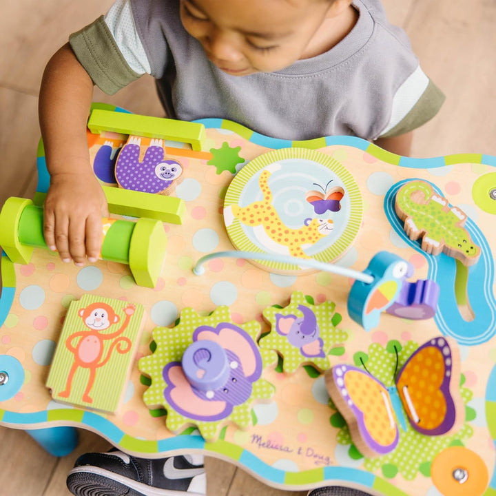 Melissa & Doug 40122 Dschungelaktivitätstisch, mehrfarbig