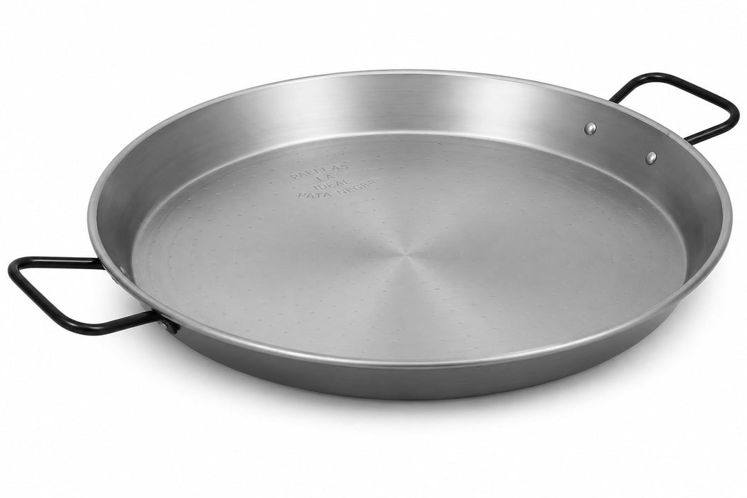 La Ideal 85130 valencianische Paella-Pfanne, Legierter Stahl, Silber