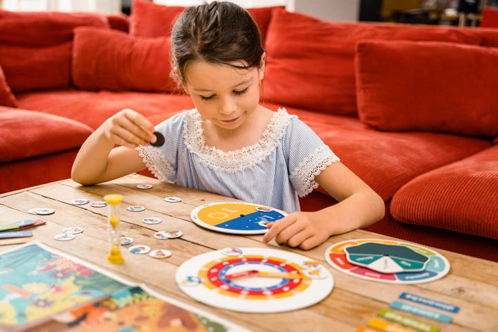 Nathan Rhythmus Uhrzeit und Zeit - Originelles Set zum Lernen von Kindern ab 3 Jahren, 31165