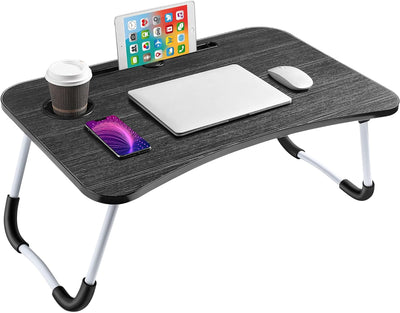 Astory Laptop-Betttisch, tragbar, Notebook-Ständer, Lese-Halter, Frühstückstablett mit klappbaren Be