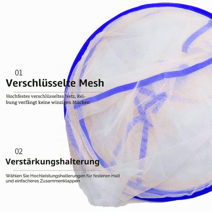 Fafeicy Mini Faltbares Moskitonetz für den Kopf, Ultraleichtes Moskitonetz, Zelt für Bettwäsche, Cam