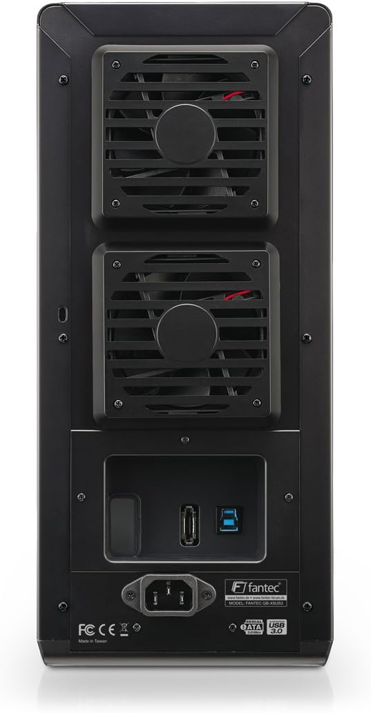 FANTEC Qb-X8US3R Externes 8-fach Raid Festplattengehäuse (für 8x 8, 89 cm (3, 5 Zoll) SATA Festplatt