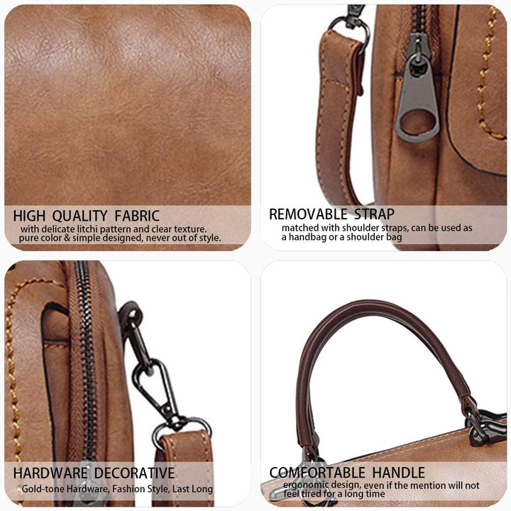 BUKESIYI Damen Tasche Umhängetasche Handtasche Frauen Klein Schultertasche Weekender Lack PU Leder C