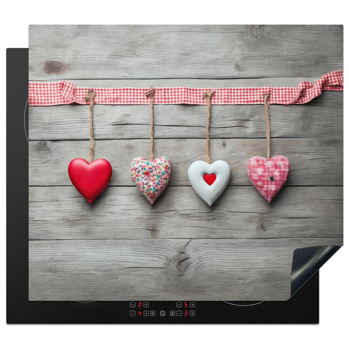 KitchenYeah© Herdabdeckplatte Einteilig Ceranfeld Abdeckplatte für | 59x52 cm - Induktionsschutz Cer