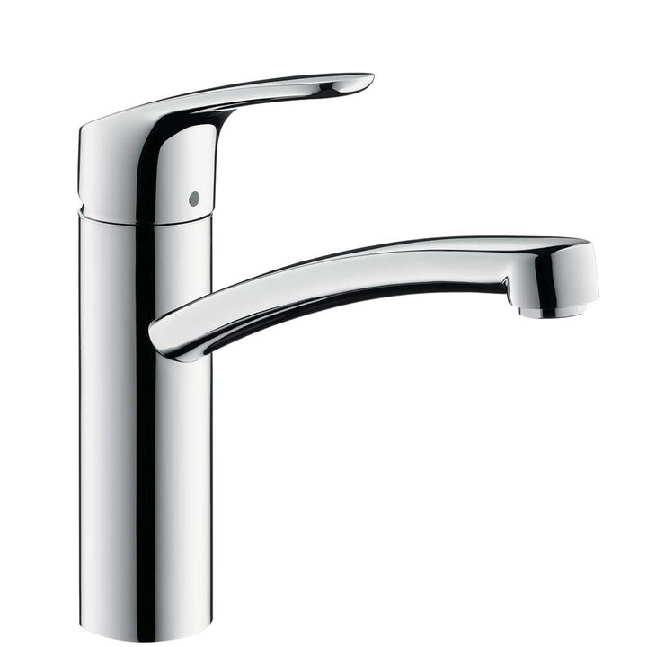 hansgrohe Focus M41 - Küchenarmatur, 1 Stahlart, Wasserhahn Küche mit Auslaufhöhe 160 mm, Mischbatte