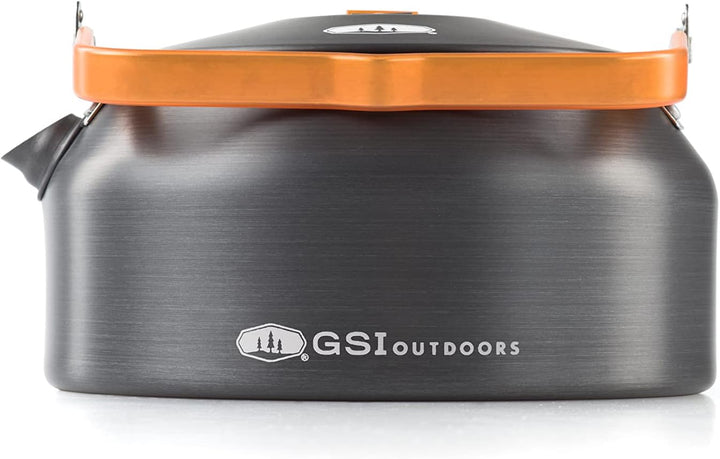 Gsi Outdoors – Halulite Teekessel, 1 Quart, hochwertiges Backcountry Kochgeschirr seit 1985 Grau 32-