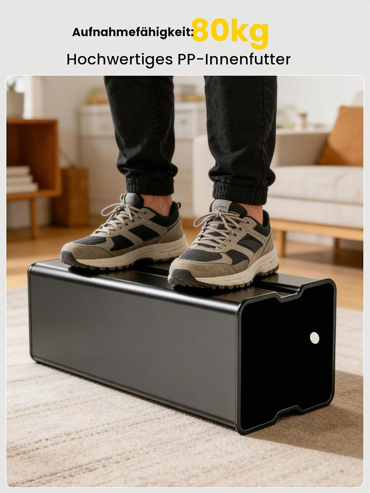YEAUPE PRO Mülleimer Küche 60L Edelstahl, 2x30L Mülltrennsystem mit Softclose Deckel, Treteimer mit