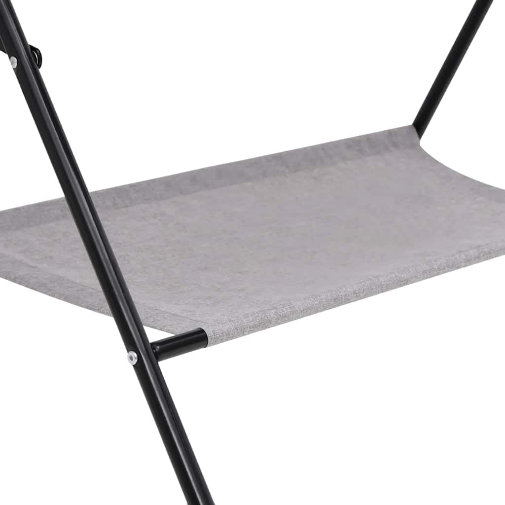 vidaXL Wickeltisch mit seitlichen Staufächern Zusammenklappbar Wickelauflage Kommode Mulde Unterlage
