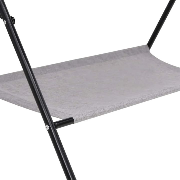 vidaXL Wickeltisch mit seitlichen Staufächern Zusammenklappbar Wickelauflage Kommode Mulde Unterlage