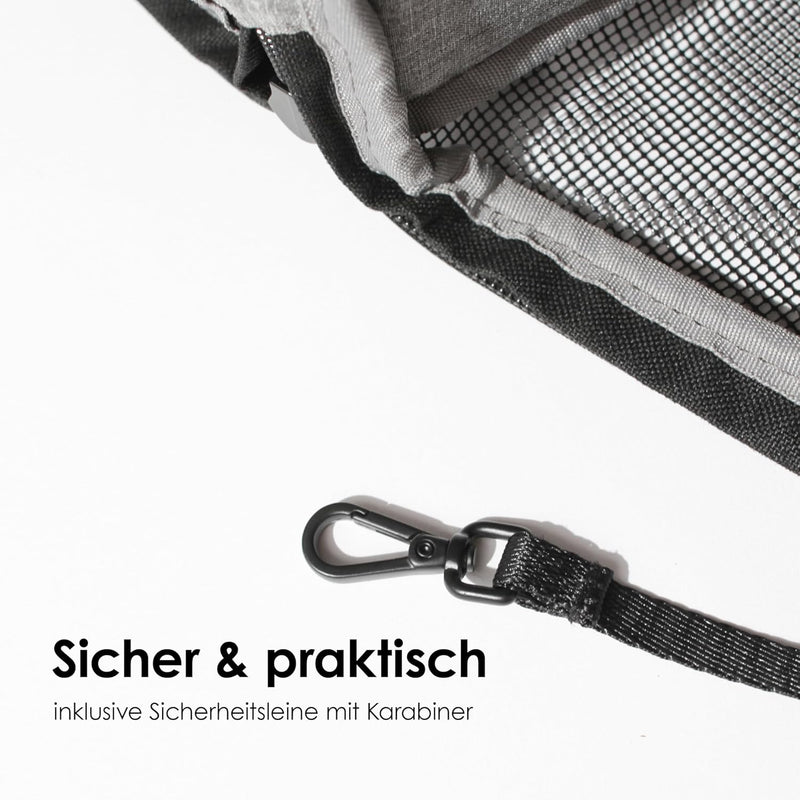 LucyBalu® Designer Katzentransporttasche | Tragetasche für Katzen mit Fenster | Katzentasche zum Kat