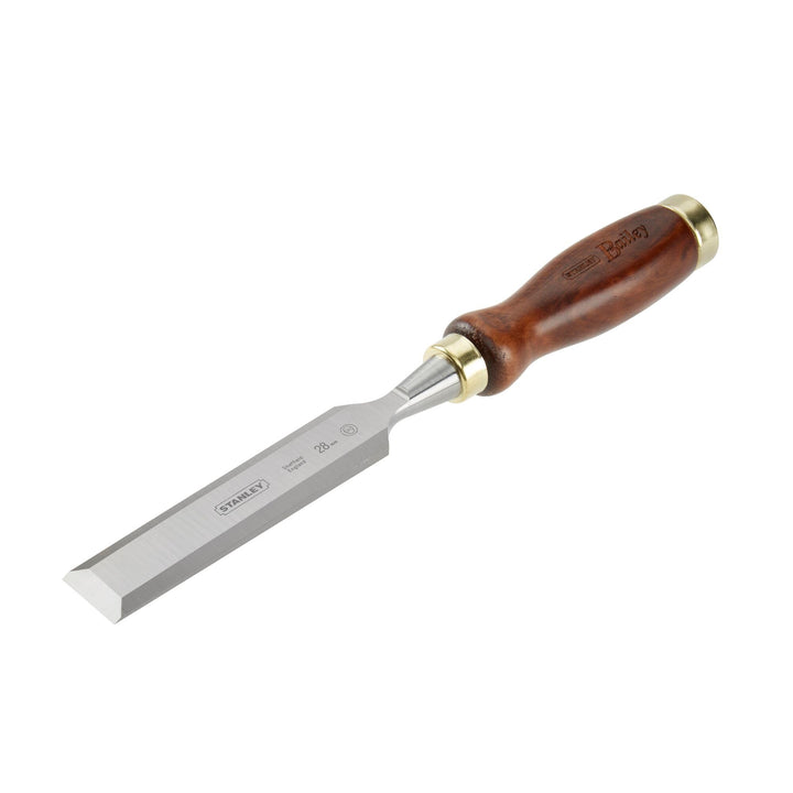 Stanley Bailey Stechbeitel (28 mm Eisenbreite, 160mm Eisenlänge, Kunststoff-Kappe, nachschärfbar) 2-