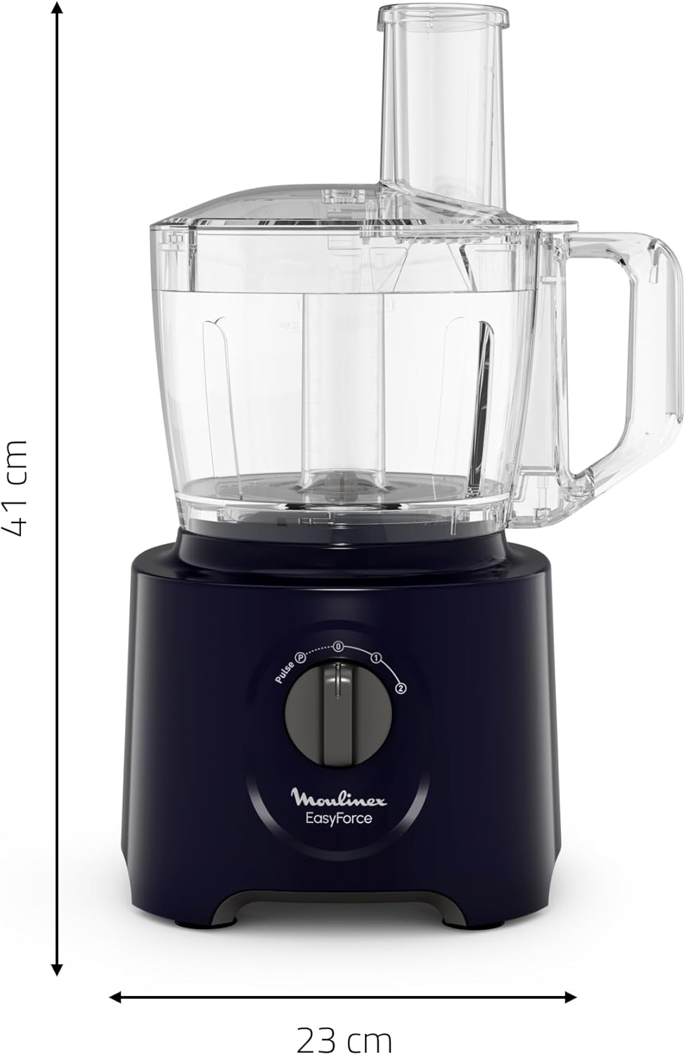 Moulinex Easy Force Multifunktions-Küchenmaschine, 800 W, 25 Funktionen, 2 Geschwindigkeitsstufen +