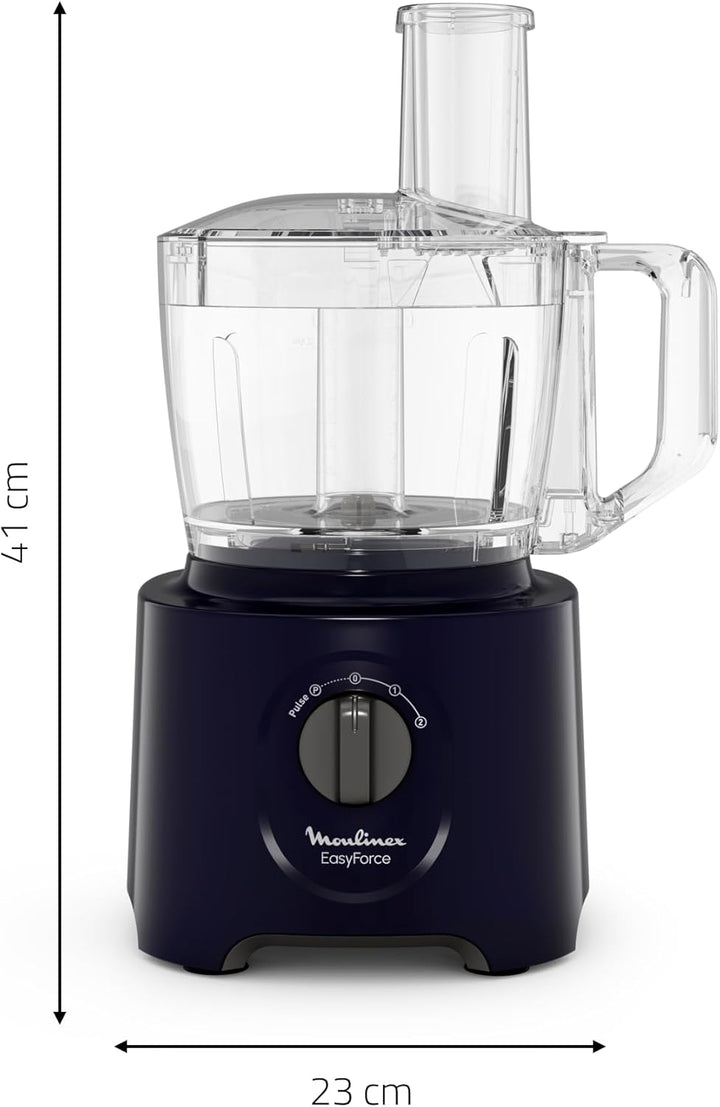 Moulinex Easy Force Multifunktions-Küchenmaschine, 800 W, 25 Funktionen, 2 Geschwindigkeitsstufen +