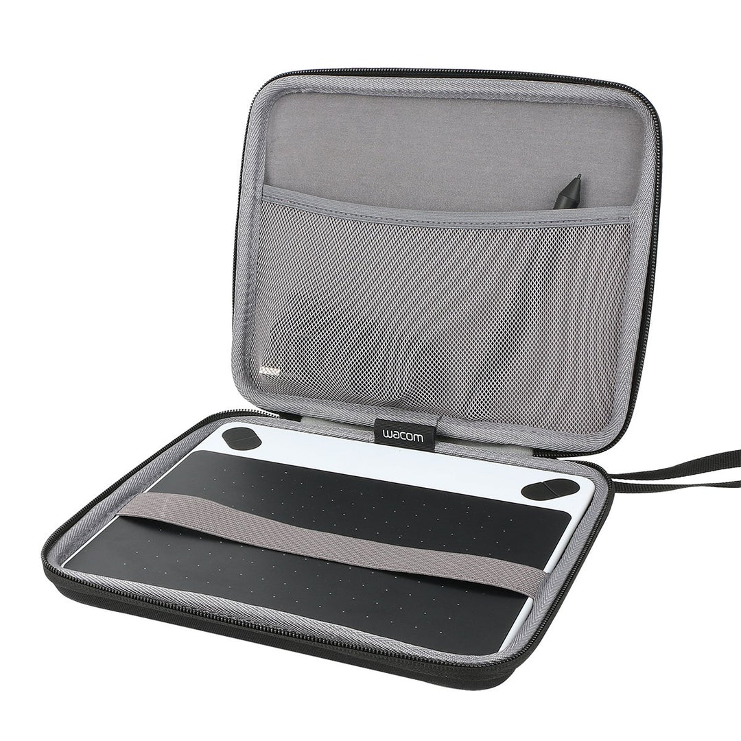 co2CREA Harte reiseschutzhülle Etui Tasche für Wacom Intuos S schwarz Stift Tablett Mobiles Zeichent