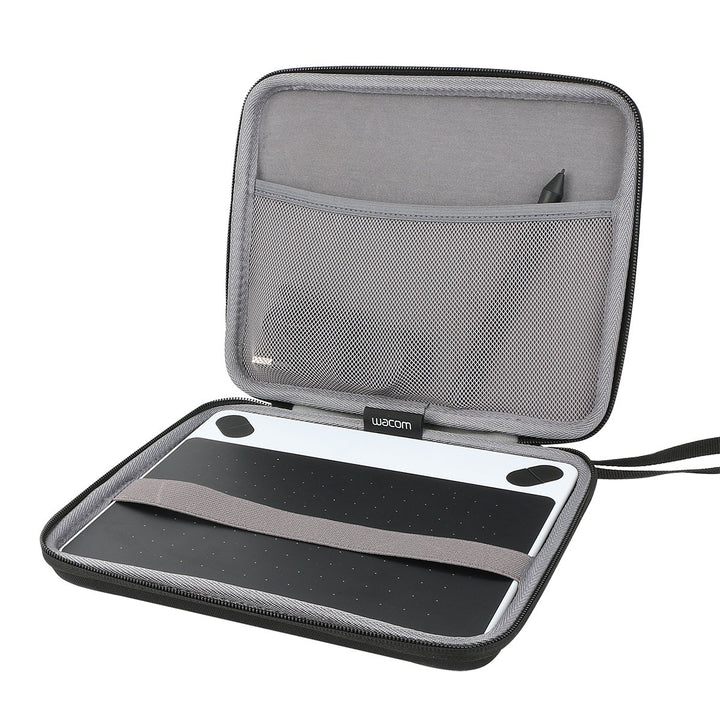 co2CREA Harte reiseschutzhülle Etui Tasche für Wacom Intuos S schwarz Stift Tablett Mobiles Zeichent