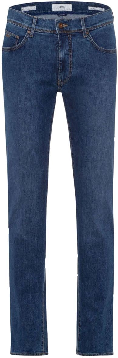 BRAX Feel Good Style Cadiz Herren Five-Pocket-Jeans Straight Fit 29W / 32L Regular Blue Used, 29W /