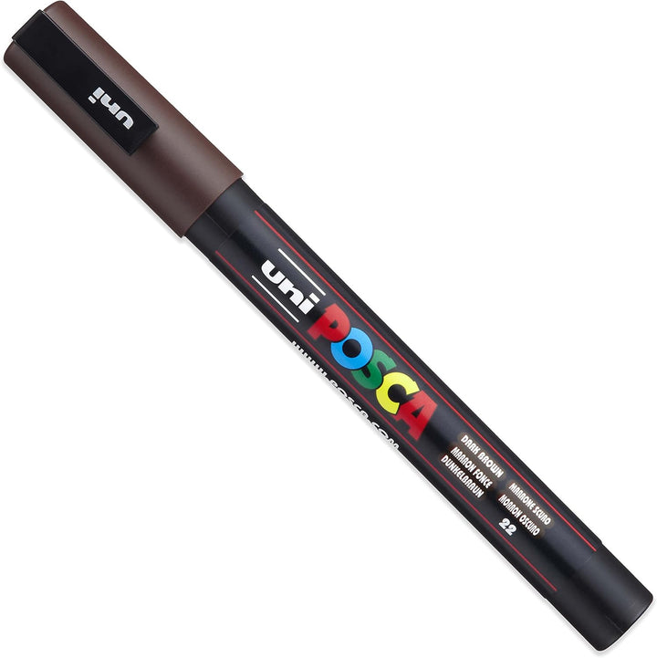 Posca – PC-3M – Farbmarker-Kunststifte – 0,9–1,3 mm – 8er-Set in Geschenkbox (Autumn Tones), Autumn