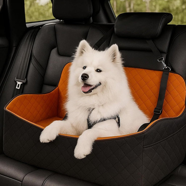 Hunde Autositz für grosse & mittelgrosse Hunde bis 25 kg | Autositze mit Dicker Polsterung, Sicherhe