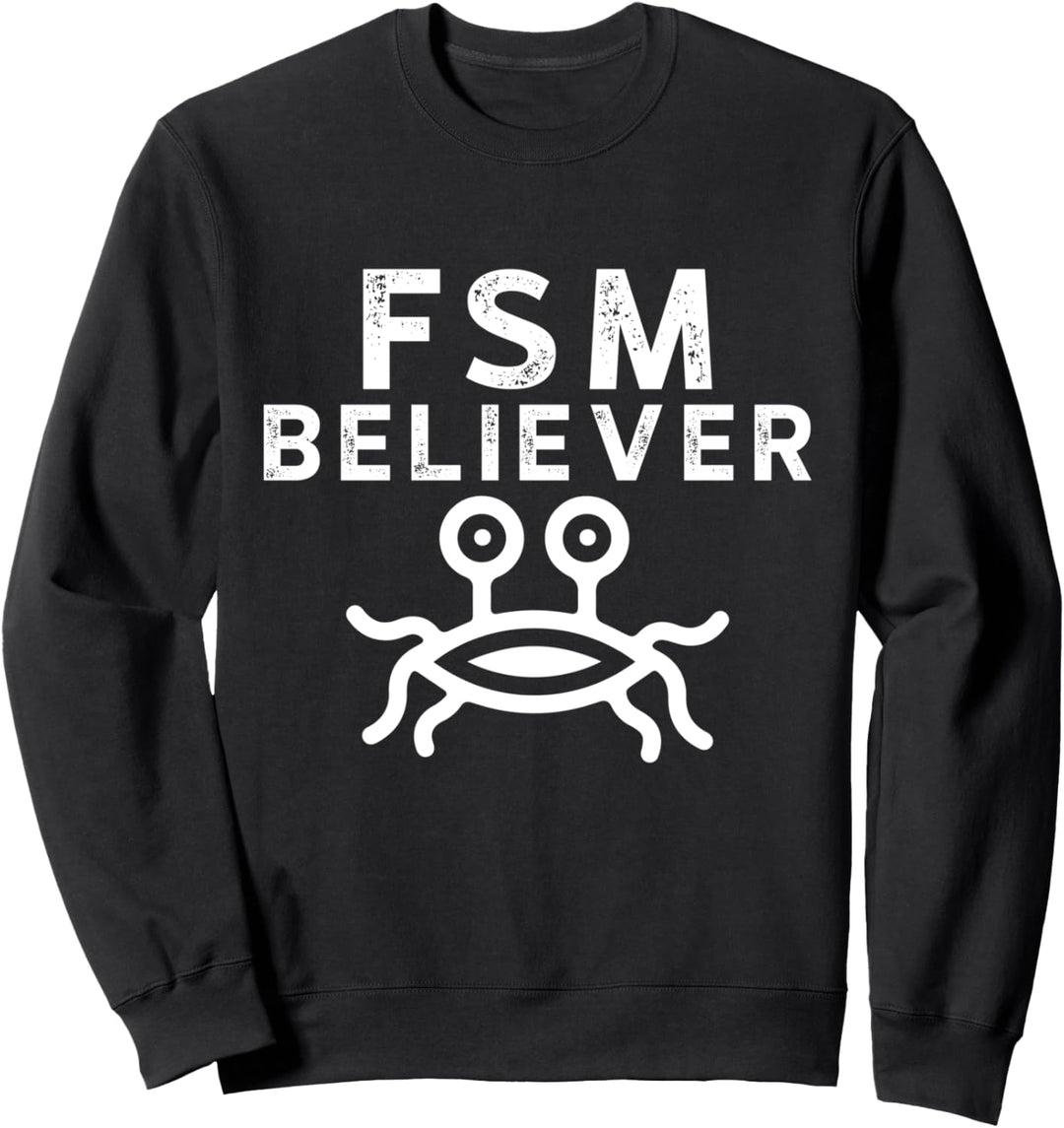 Fliegende Spaghettimonster Pastafarianismus FSM FSM Believer Sweatshirt