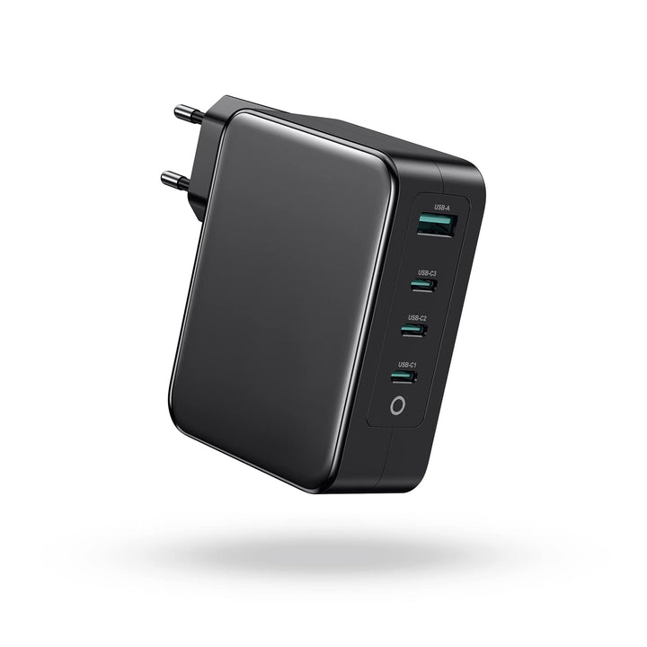 Sunydeal 130W USB C Ladegerät 100W USB C Netzteil 4-Port Schnellladegerät with PD 3.0, GaN Charger N
