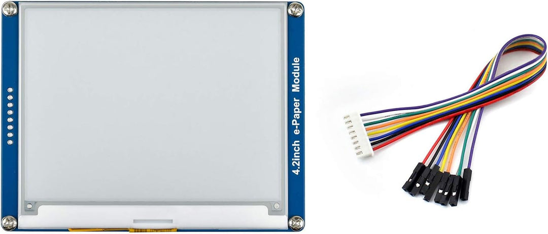 Waveshare 4.2 Inch E-Paper Display Module Kit 400 x 300 Resolution 3.3v/5v E-Ink Electronic Screen w