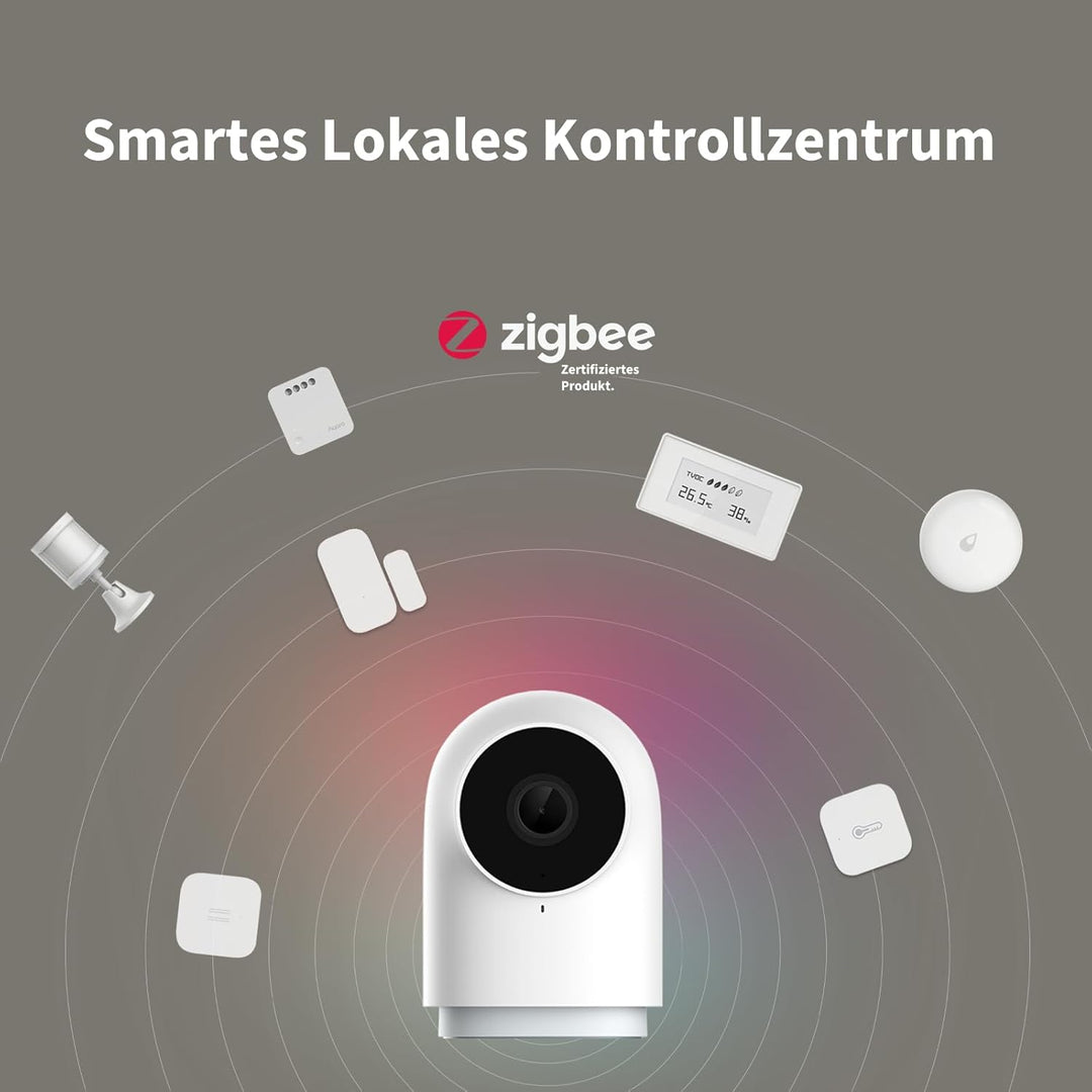 Aqara Kamera-Hub G2H Pro, 1080p HD HomeKit Secure Video Indoor Kamera, Nachtsicht, Zwei-Wege-Audio,