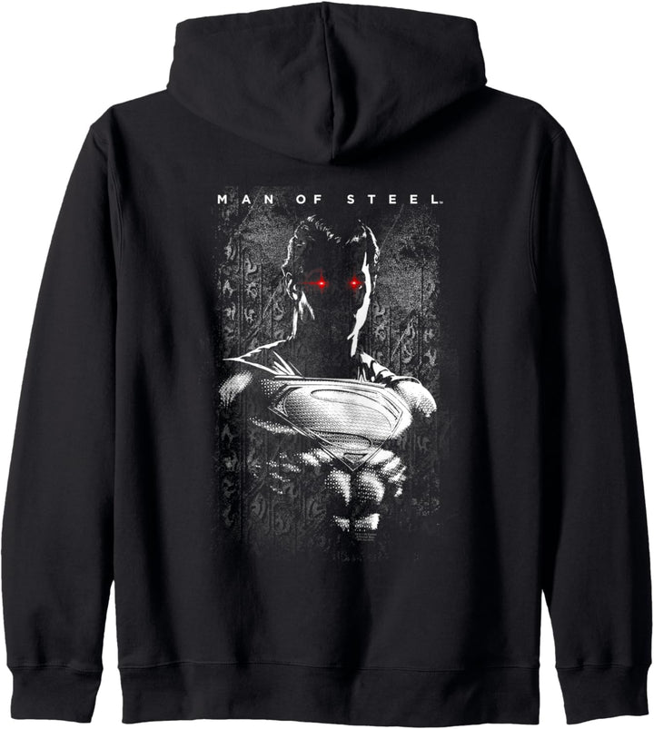 Superman Man of Steel Red Eyes Kapuzenjacke