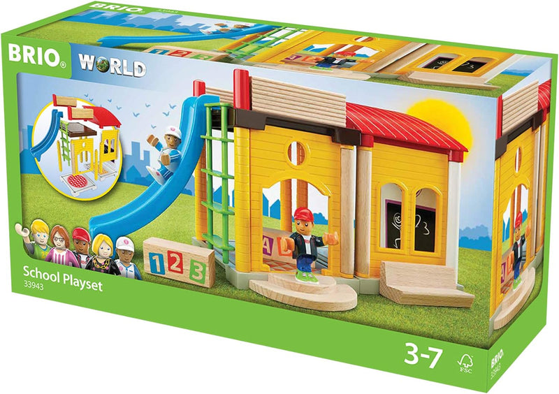 BRIO 33943 - Village Schule, bunt