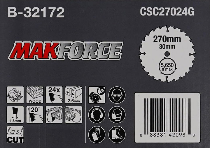 Makita MakForce Saegeblatt, 270 x 30 mm, 24Z, B-32172