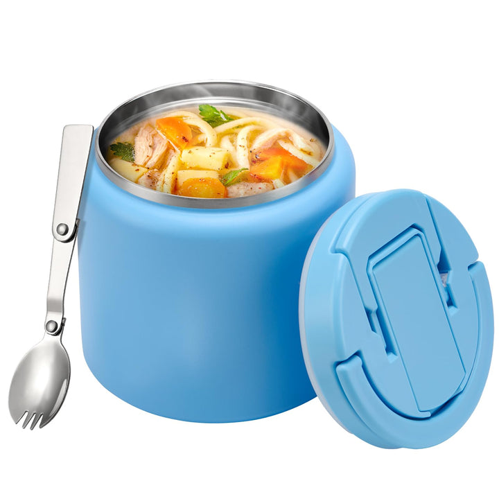 Itslife Thermobehälter für Essen 760ml, Edelstahl Warmhaltebehälter Essen mit Löffel, Thermo Lunchbo