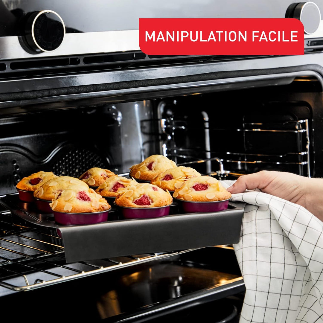 Tefal Creabake J3088304 Brotbackform mit Antihaftbeschichtung, einfaches Herausnehmen, stapelbar, ei