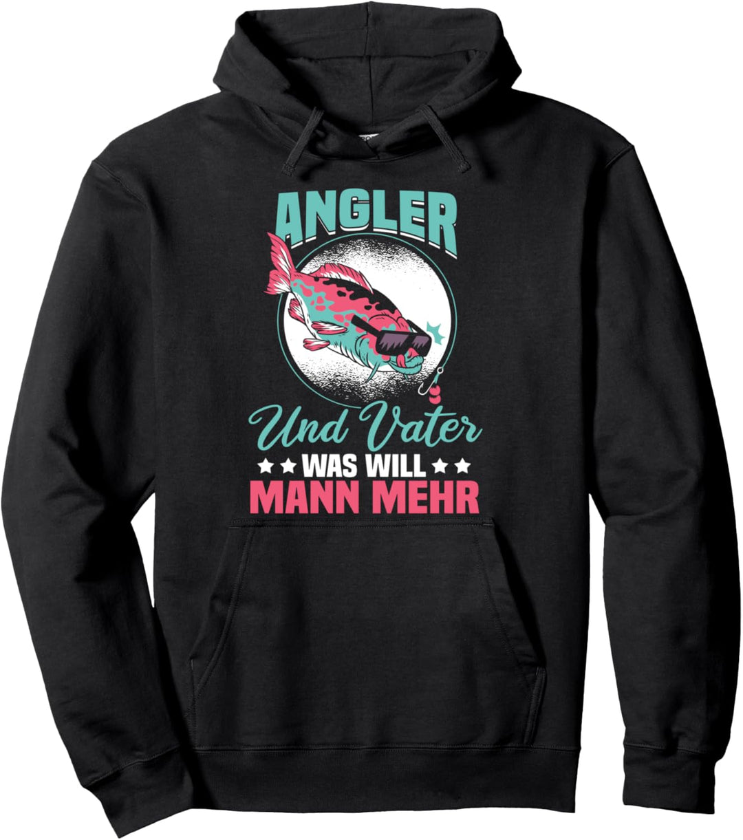 Angler Fischer Fischerhut Angel Ausrüstung - Angler Papa Pullover Hoodie