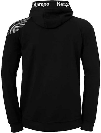 Kempa Men's Boys Training Jacket Sweatshirt Hoodie Pullover with Hood M Schwarz, M Schwarz