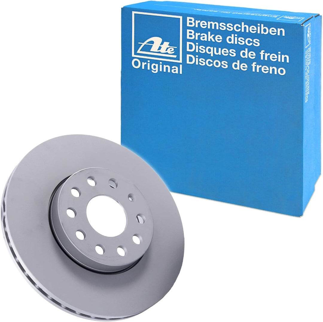 ATE Bremsenset Vorderachse inkl. Bremsscheiben vorne Ø 312 mm und Bremsbeläge vorne + Verschleisskon