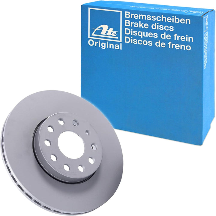 ATE Bremsenset Vorderachse inkl. Bremsscheiben vorne Ø 312 mm und Bremsbeläge vorne + Verschleisskon