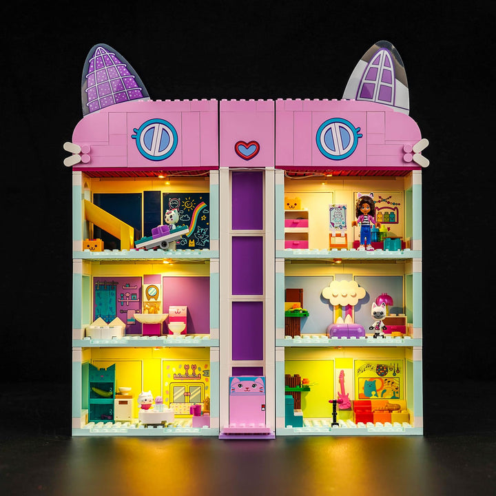 Led Licht Set Kompatibel mit LEGO Gabby's Dollhouse, Led Beleuchtungs Set Compatible with LEGO 10788