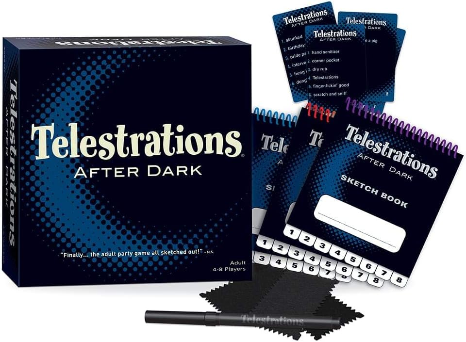 USAopoly Telestrations After Dark Party Game