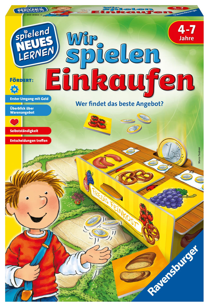 Ravensburger 24985 - Wir Spielen Einkaufen - Spielen und Lernen für Kinder, Lernspiel für Kinder ab
