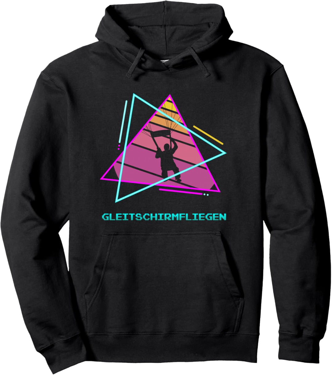 Retro Vintage Classic Gleitschirmfliegen Gleitschirm Pullover Hoodie