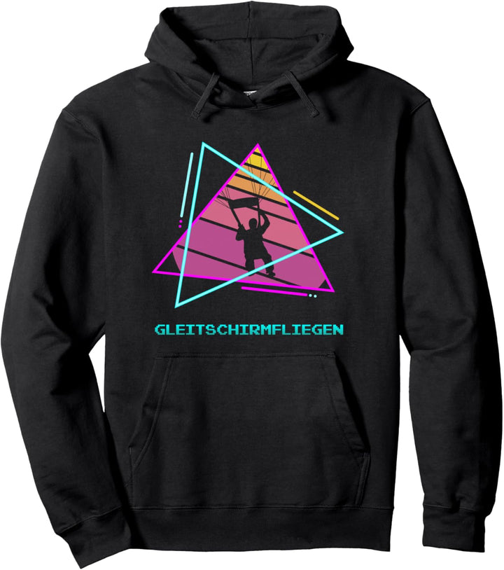 Retro Vintage Classic Gleitschirmfliegen Gleitschirm Pullover Hoodie
