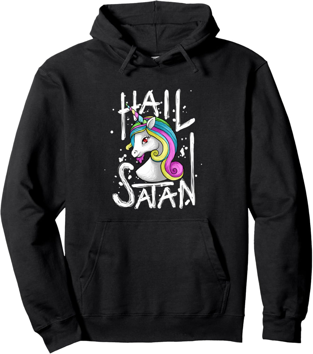 Einhorn Satan Geschenk Okkult satanischen Teufel Pullover Hoodie