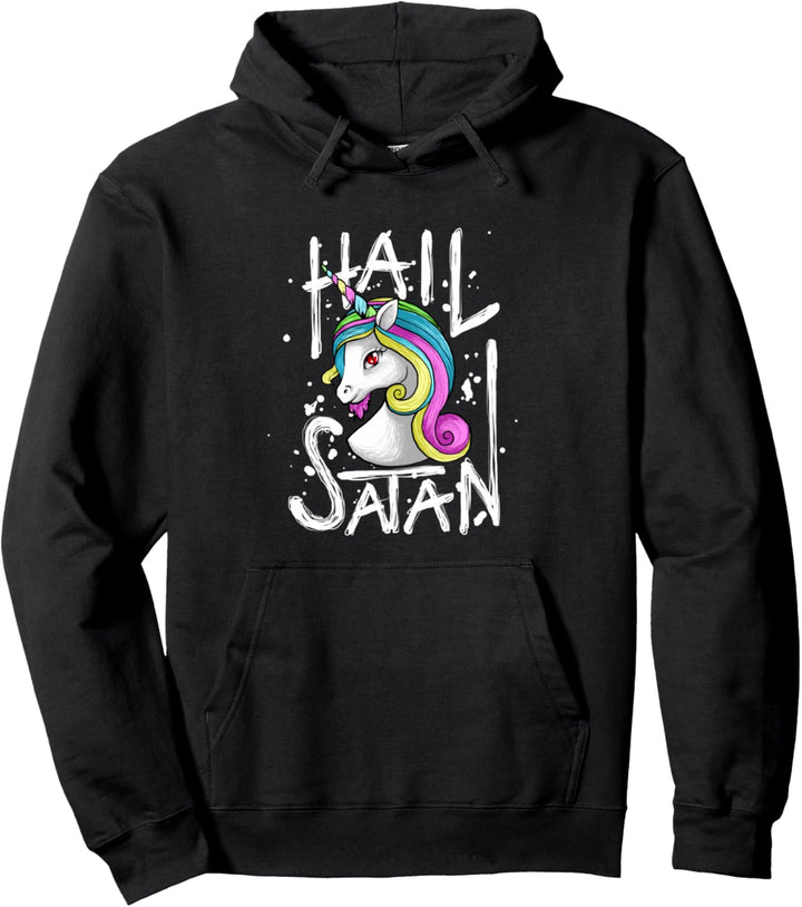 Einhorn Satan Geschenk Okkult satanischen Teufel Pullover Hoodie