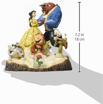 Enesco 4031487 Figur Disney Tradition Tale As Old As Time, Carved By Heart Beauty & The Beast Figur,